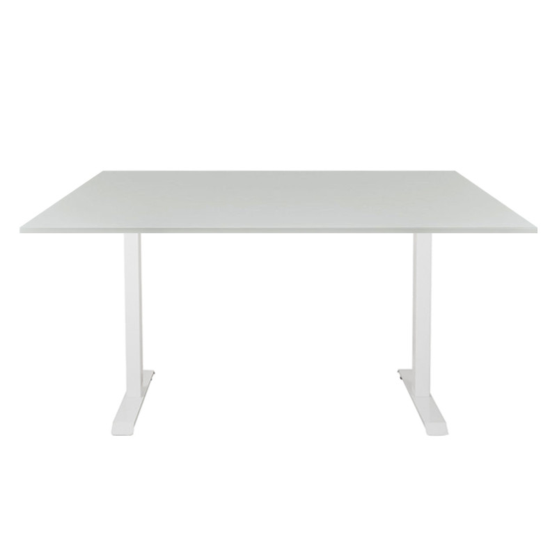 Set of electrically adjustable table: DEXO (white) and...