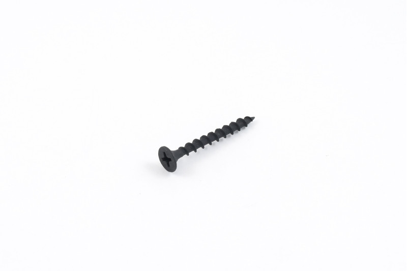 Chipboard screw 3,5x25mm, flat head, PH2, black zinc