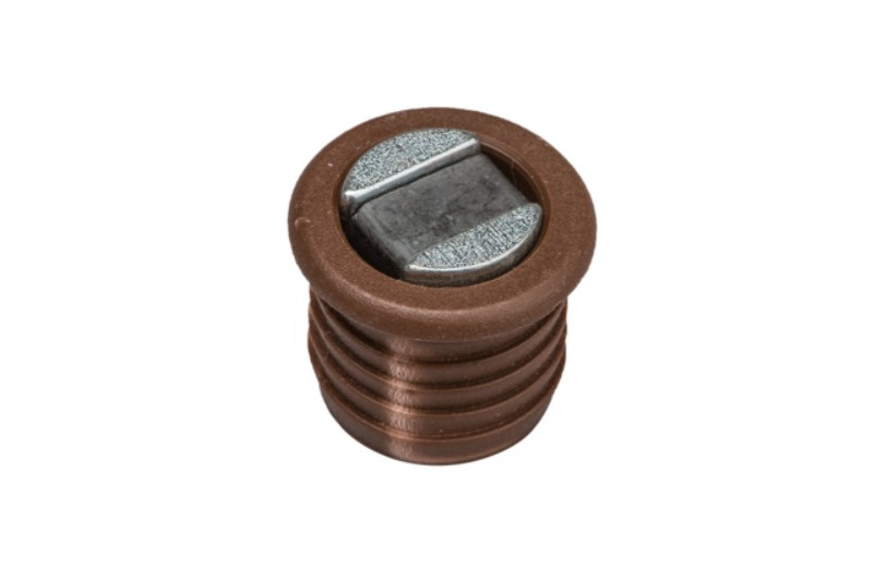 Magnet catch 3kg brown with plate