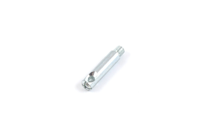 Connecting fitting bolt to bush M8x47mm, white zinc