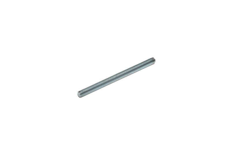 Threaded rod, thread without gap, M6x80mm, white zinc