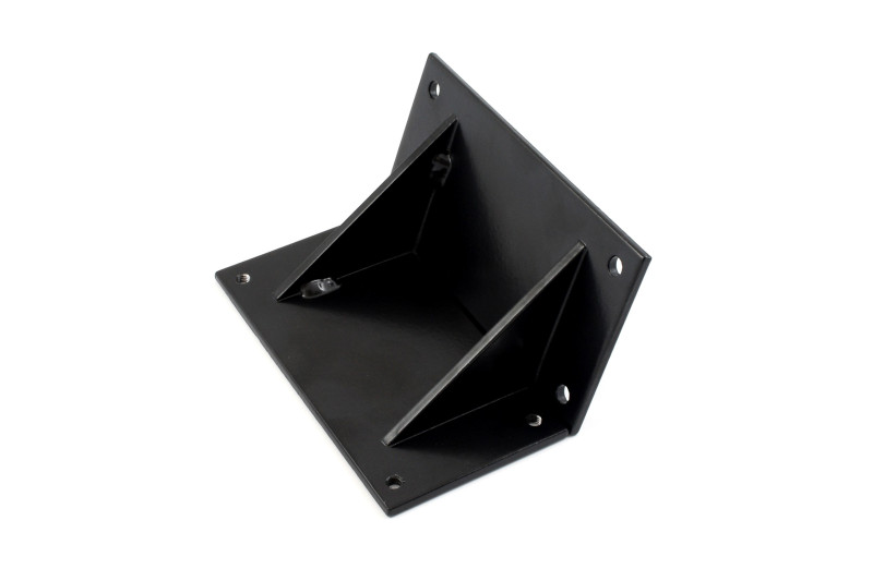 Angle 72x75x140x4 mm, painted, black reinforced
