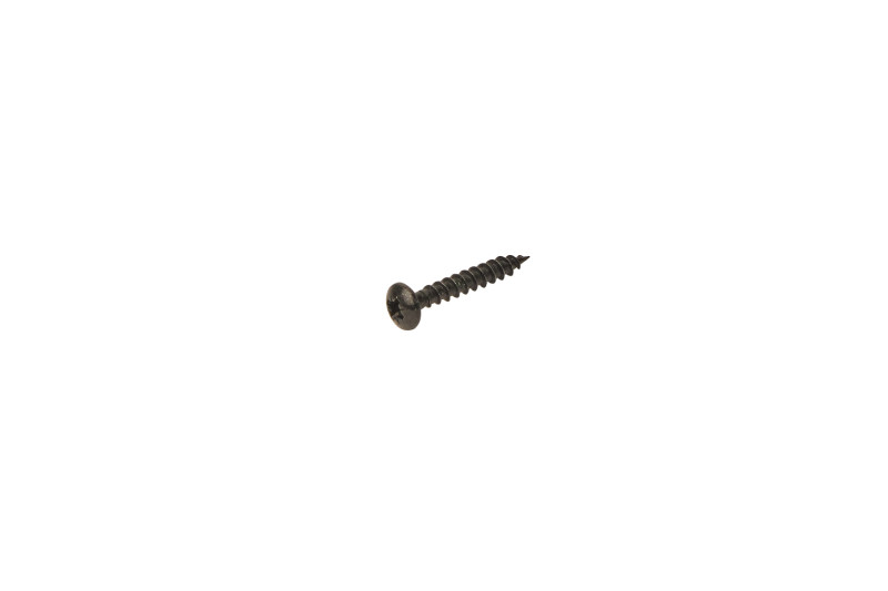Chipboard screw, 4x25mm, pan head, PZ, black zinc