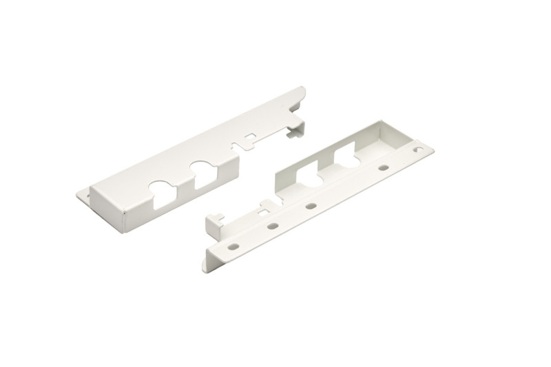 Back fixing bracket set for drawer with side wall H=199...