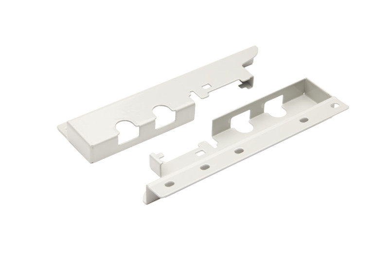 Back fixing bracket set for drawer with side wall H=199...