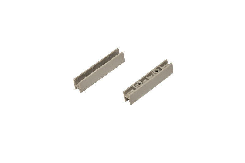 Front fixing bracket set for drawer with side wall H=199...