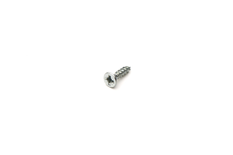 Chipboard screw, 3x12mm, flat head, PZ, white zinc