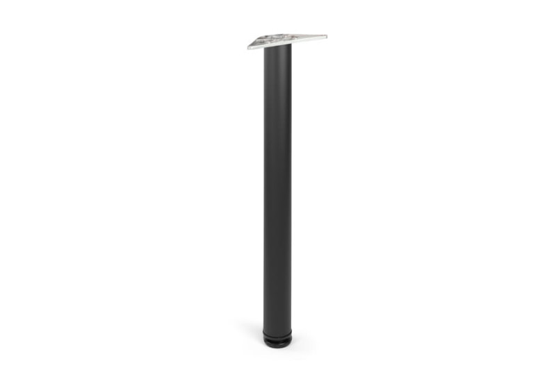 Table leg Ø60mm, H=710mm, black