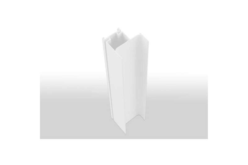 Profilis Gola vertikalus šoninis, baltas 3m