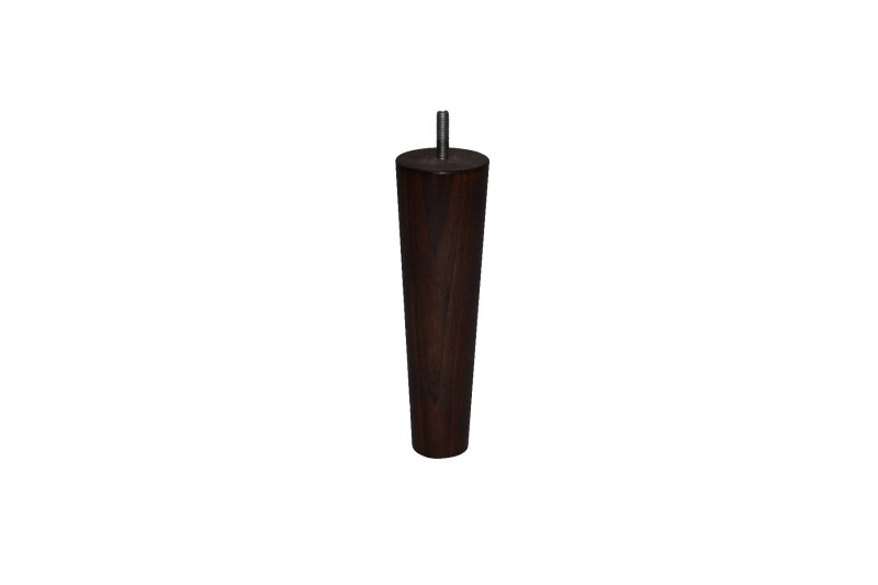 Leg H-150mm, 45x30mm, wooden, stained, black, oak