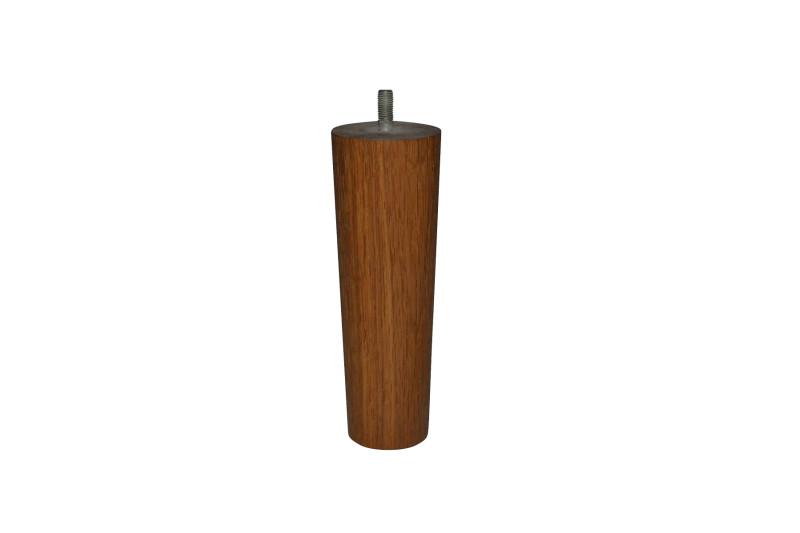 Leg H-150mm, 45x30mm, wooden, lacquered, natural, oak