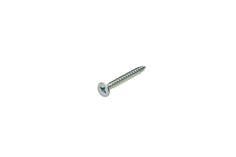 Chipboard screw 5,0x45mm, flat head, PZ, white zinc