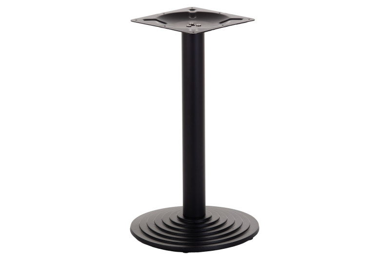 Table base, iron, ⌀430mm, H=720mm, painted, black