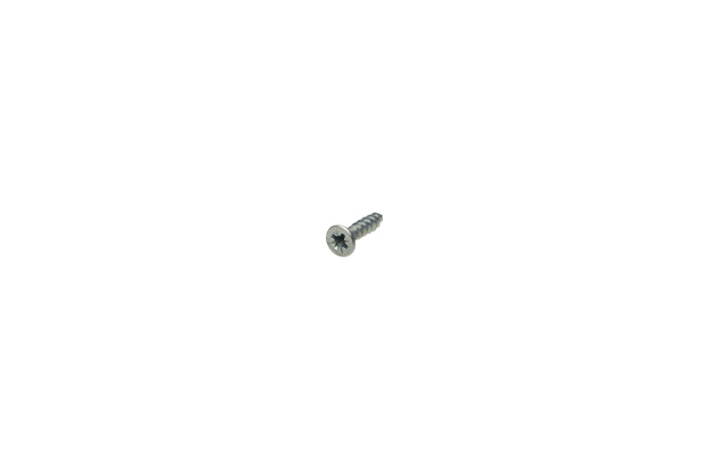 Chipboard screw 3x13mm, flat head, PZ, white zinc