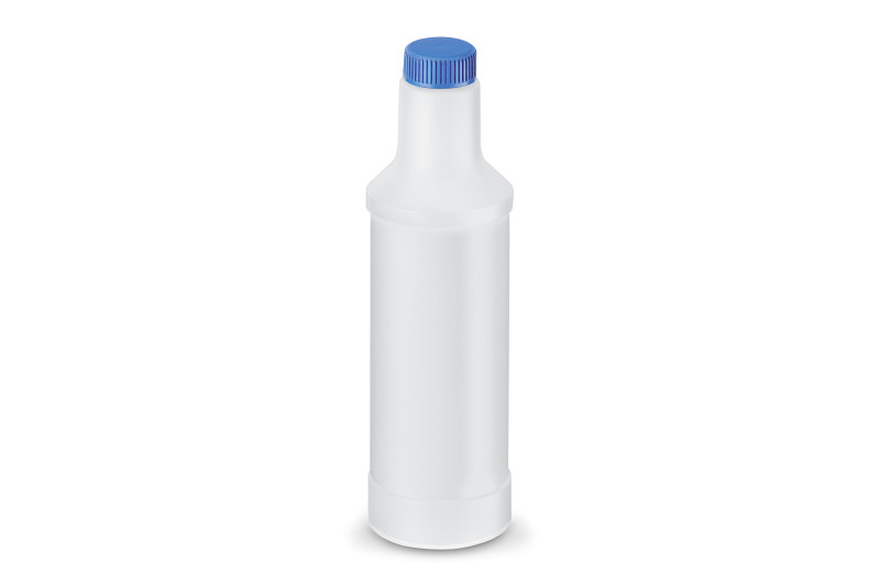 Empty bottle for dilution 500ml with blue cap