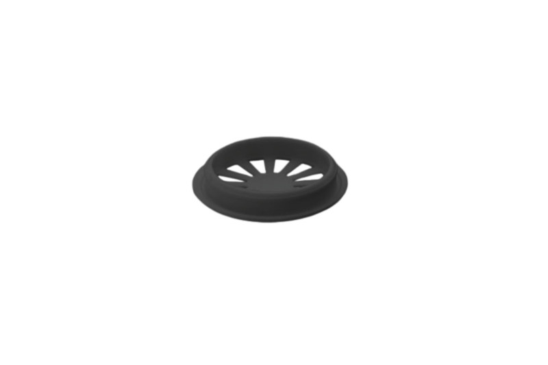 Cover cap for ventilation Ø46,5x8,5mm, plastic, black
