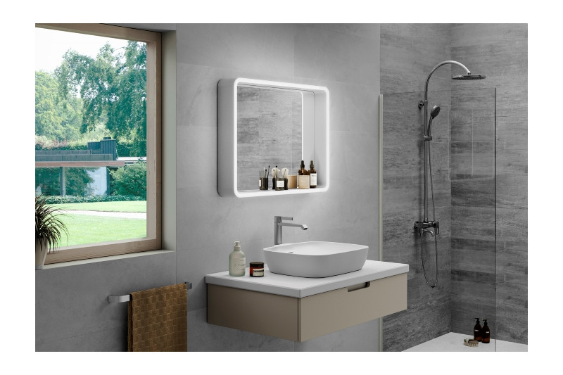 Mirror-cabinet with LED lighting MIA FRAME 600x800MM 5700K
