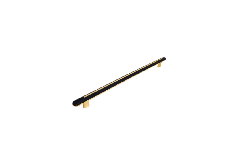 Handle, CC-128mm, black and gold