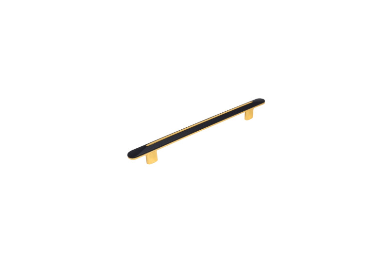 Handle, CC-192mm, black and gold