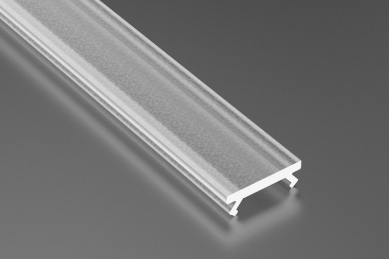 Diffuser profile for LED profiles Lumines A B C D 3m, matte
