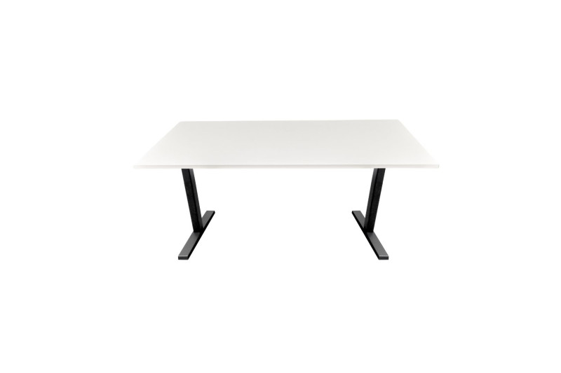 Table: frame (black) and table top L1600 mm (white)