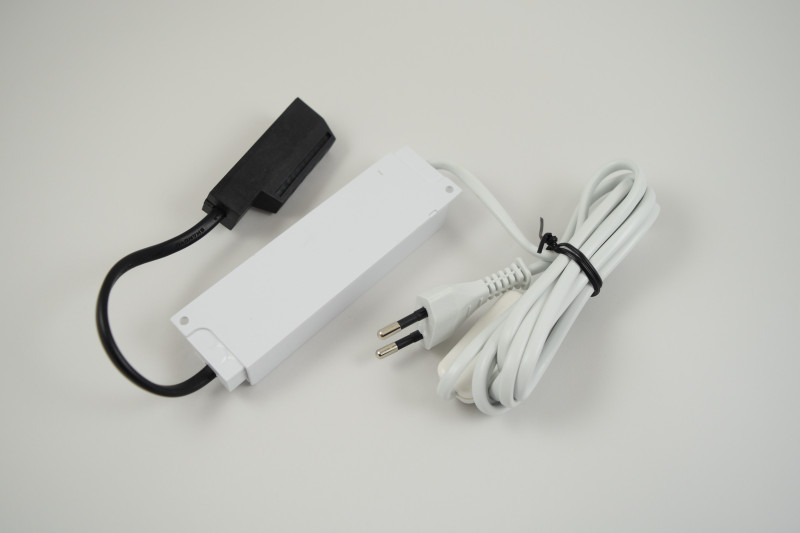 Transformer 60W, with 2m cable, with manual switch, white