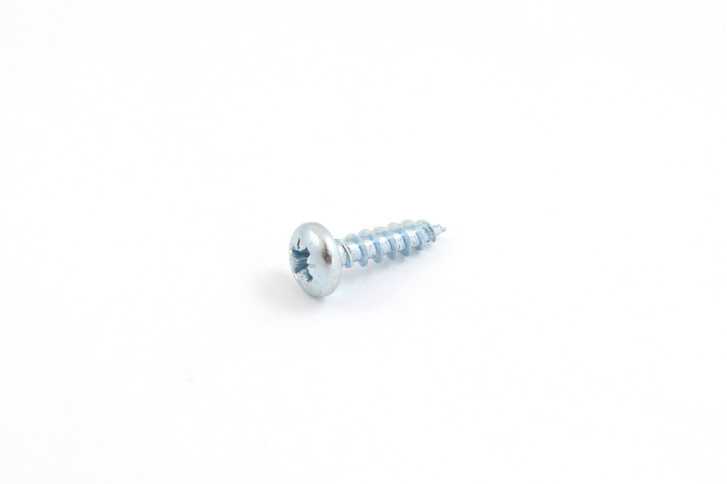 Chipboard screw, 5x20mm, pan head, PZ, white zinc