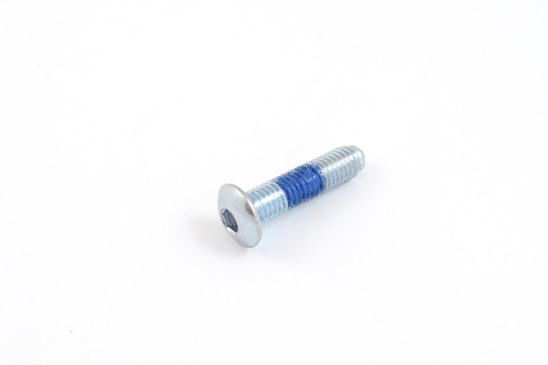Bolt, ISO7380 M8x35mm, pan head HEX5, white zinc, without...