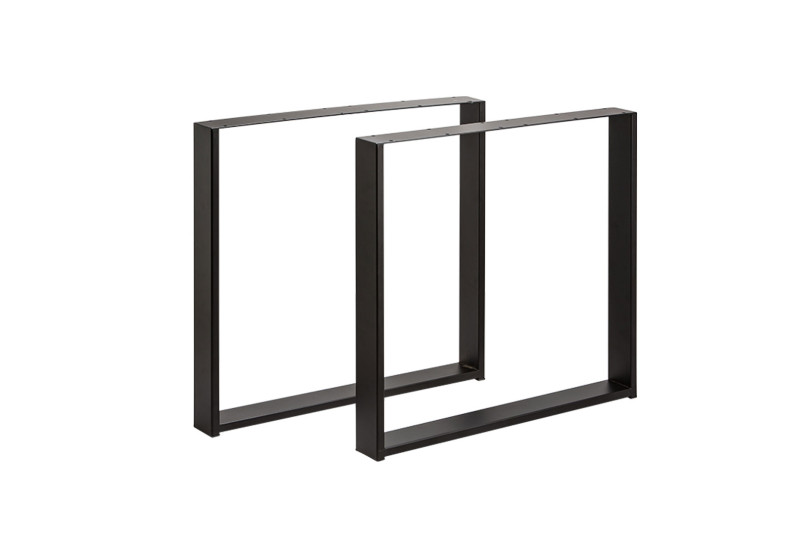 Table frame system  (2 pcs), L750XW80XH710mm, black color