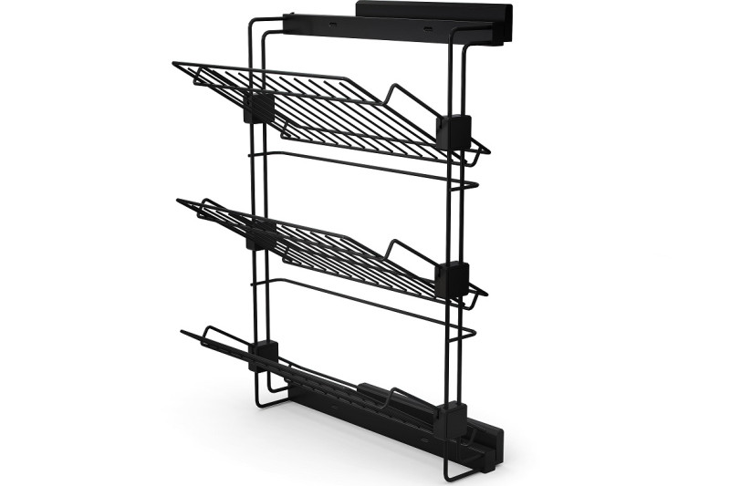 Pull-out side shoe rack for closets and walk-in closets,...