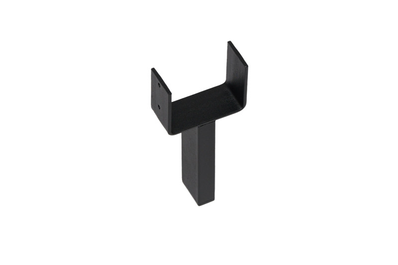 Leg H-130mm, 40x20x4mm, steel, painted, black, support,...