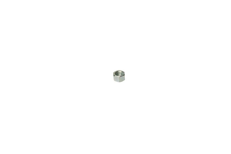 Nut UNI5587 M5x8x5mm, white zinc