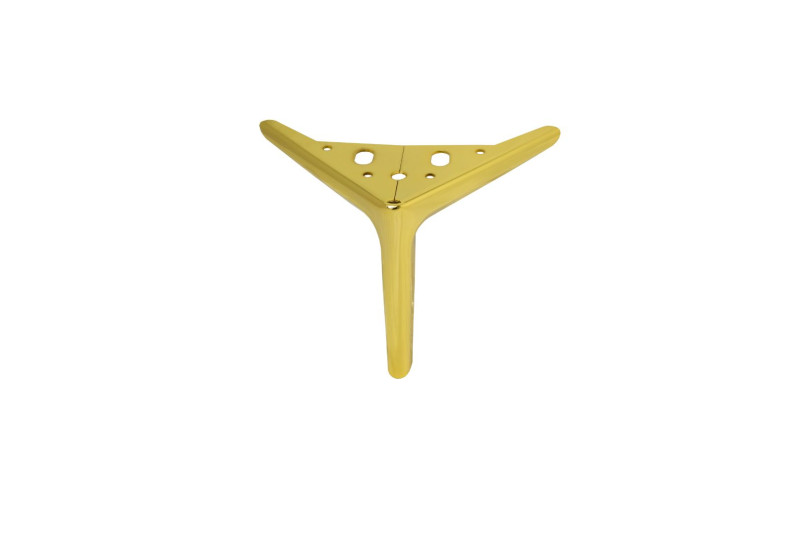 Leg H-150mm, triangle, gold color