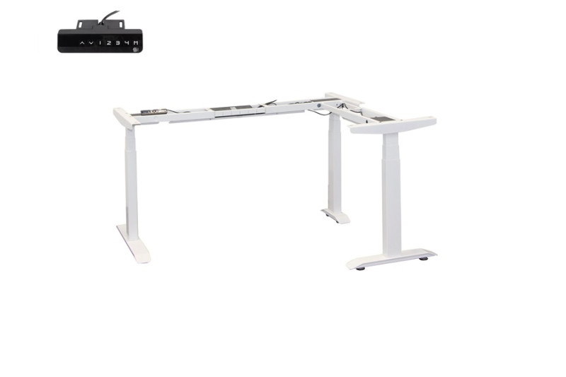 Table frame mm, 3 legs H=H= 625-1280mm, painted, white,...