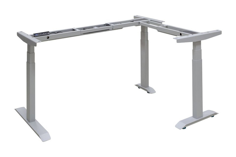 Table frame mm, 3 legs H=H= 625-1280mm, painted, silver,...