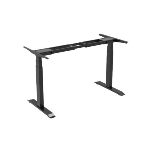 Stalo kojos - rėmas DEXO H=630-1280mm, juodas, reguliuojamas elektra