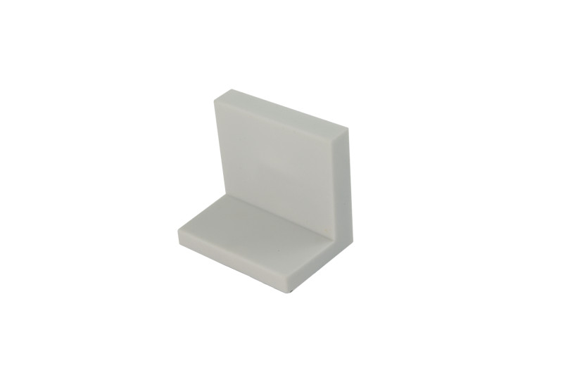Holder for cabinet, L-shape, white